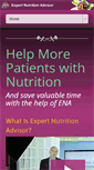 Mobile Screenshot of expertnutritionadvisor.com